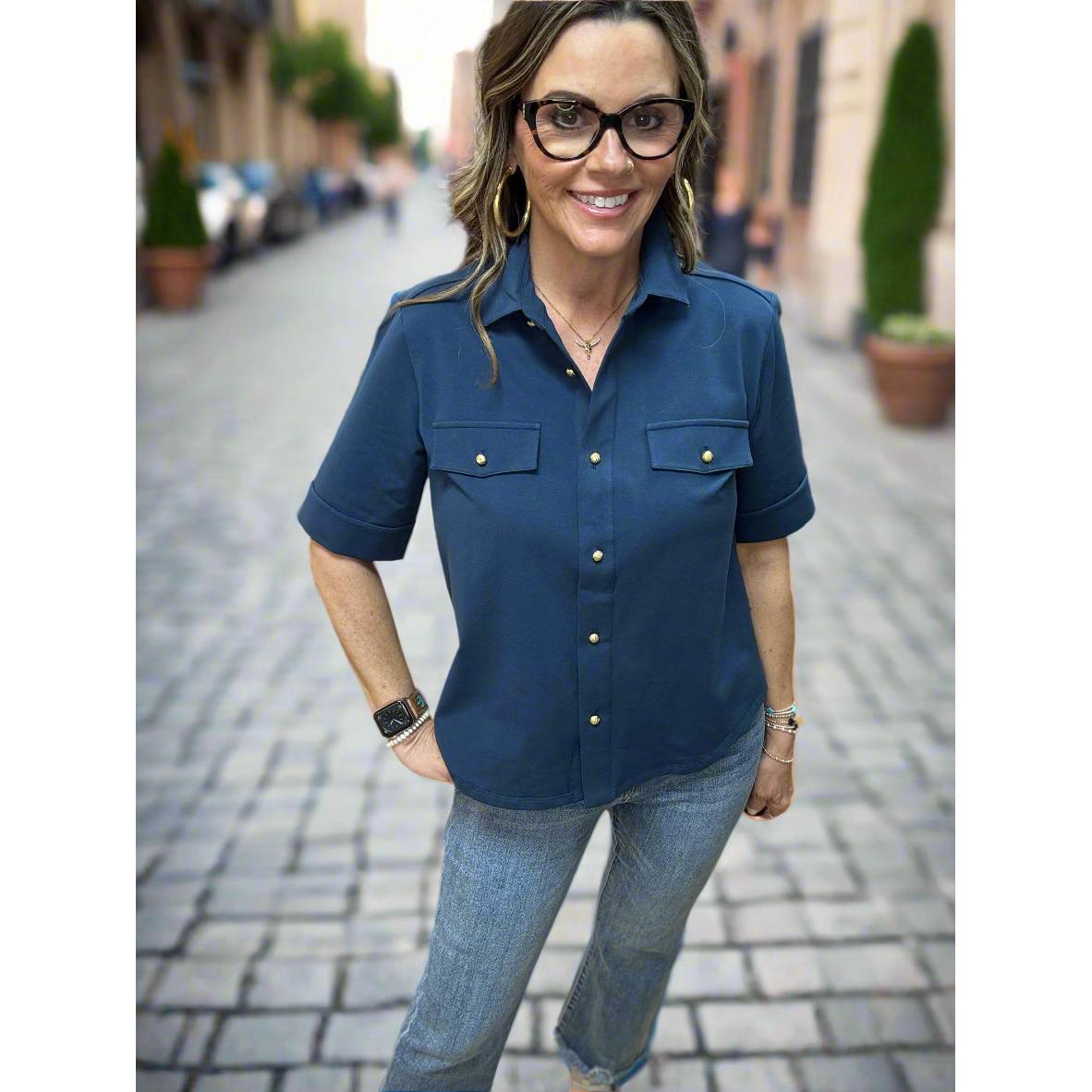 Tyler Boe Club Shirt Navy