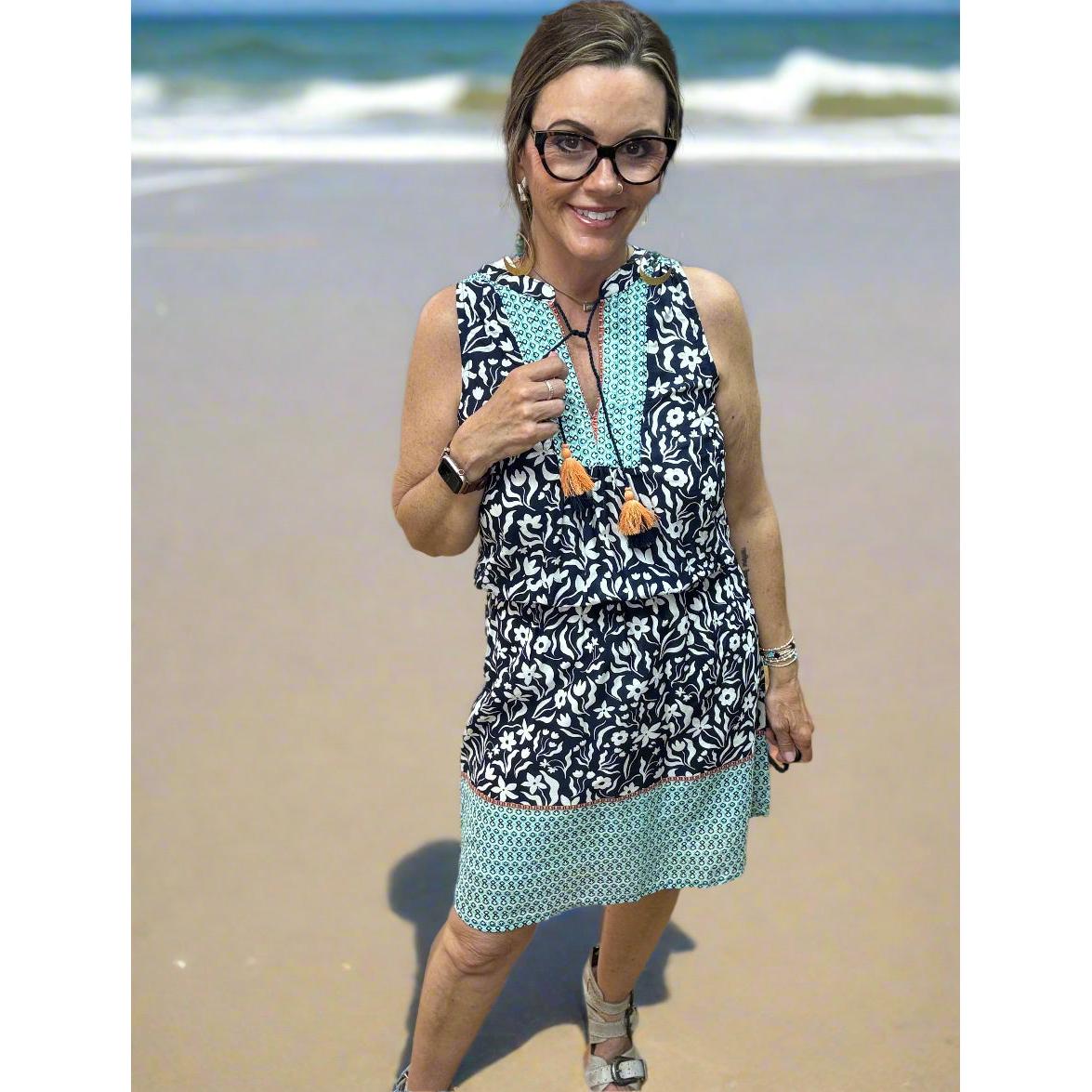 Hatley Chloe Dress - Wavy Flowers