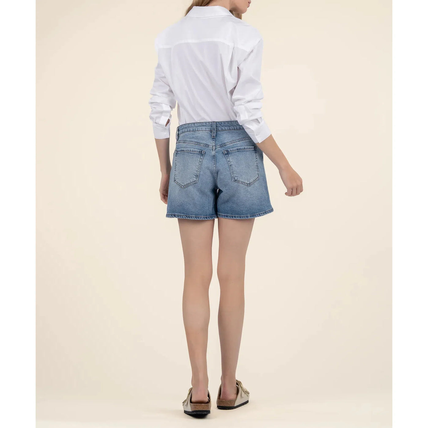 Kut Jane High Rise Shorts - Medium Wash