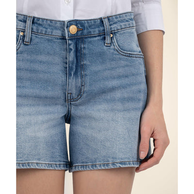 Kut Jane High Rise Shorts - Medium Wash